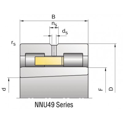 Подшипник NNU4916-S-K-M FAG