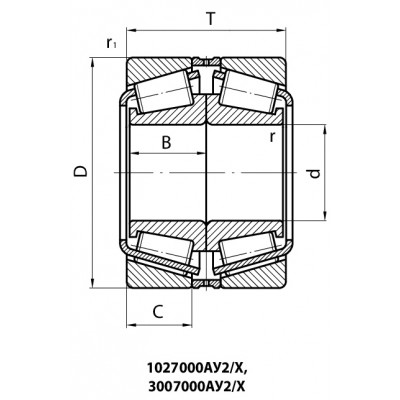 Подшипник 3007118 АУ2/Х
