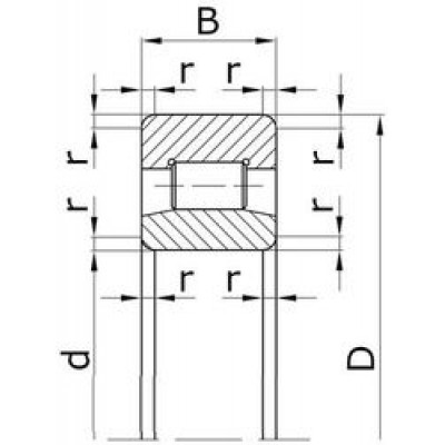 Подшипник 132820 КЛУ