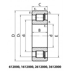 Подшипник 6-612517 У2