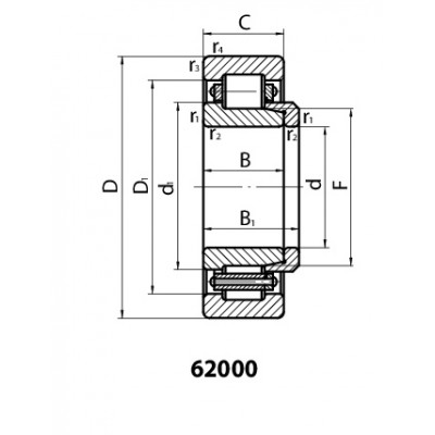 Подшипник 86-62236 М1