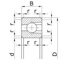 Подшипник 970702 Т