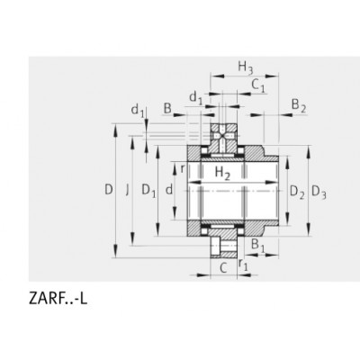 Подшипник ZARF2068-L-TV