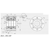 Подшипник ZKLF50115-2RS-2AP-XL