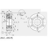 Подшипник ZKLF1255-2RS-PE